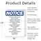 Signmission Safety Culture Sign, 18 in Width, Aluminum, Rectangle OS-2PACK-NS-A-1824-V-17255 - alternate 5
